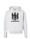 Bundeswehr Logo with Text Hoodie Sweatshirt-Hoodie-TooLoud-White-Small-Davson Sales