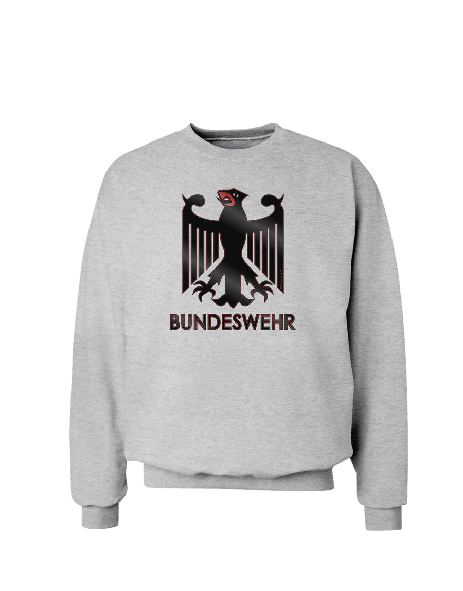 Bundeswehr Logo with Text Sweatshirt-Sweatshirts-TooLoud-White-Small-Davson Sales