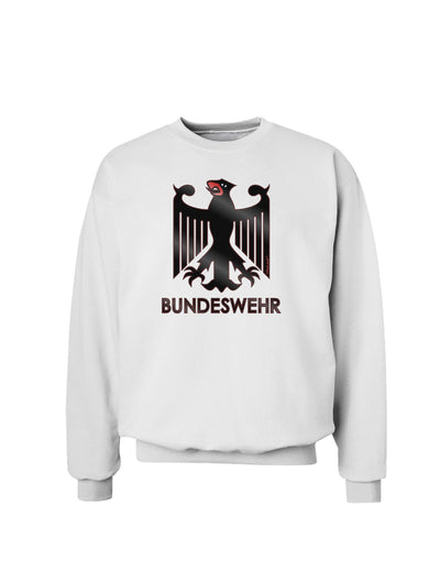 Bundeswehr Logo with Text Sweatshirt-Sweatshirts-TooLoud-White-Small-Davson Sales