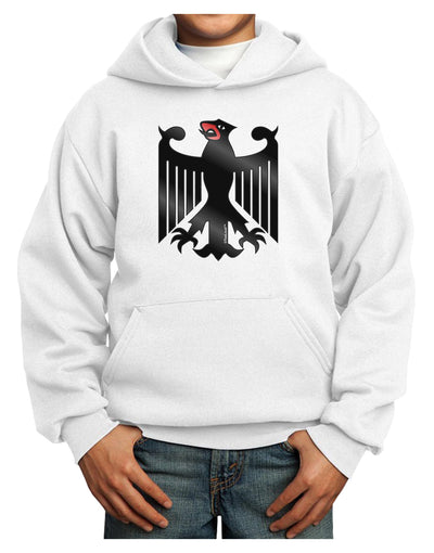 Bundeswehr Logo Youth Hoodie Pullover Sweatshirt-Youth Hoodie-TooLoud-White-XS-Davson Sales