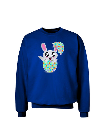 Bunny Hatching From Egg Adult Dark Sweatshirt-Sweatshirts-TooLoud-Deep-Royal-Blue-Small-Davson Sales