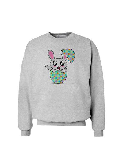 Bunny Hatching From Egg Sweatshirt-Sweatshirts-TooLoud-AshGray-Small-Davson Sales