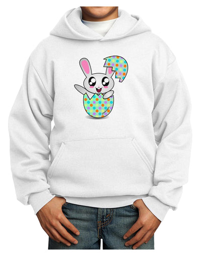 Bunny Hatching From Egg Youth Hoodie Pullover Sweatshirt-Youth Hoodie-TooLoud-White-XS-Davson Sales