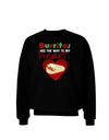 Burritos Are the Way To My Heart Adult Dark Sweatshirt-Sweatshirts-TooLoud-Black-Small-Davson Sales