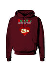 Burritos Are the Way To My Heart Dark Hoodie Sweatshirt-Hoodie-TooLoud-Maroon-Small-Davson Sales