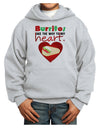 Burritos Are the Way To My Heart Youth Hoodie Pullover Sweatshirt-Youth Hoodie-TooLoud-Ash-XS-Davson Sales