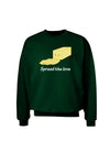 Butter - Spread the Love Adult Dark Sweatshirt-Sweatshirts-TooLoud-Deep-Forest-Green-Small-Davson Sales