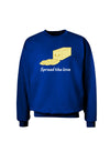 Butter - Spread the Love Adult Dark Sweatshirt-Sweatshirts-TooLoud-Deep-Royal-Blue-Small-Davson Sales