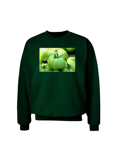 Buy Local - Green Tomatoes Adult Dark Sweatshirt-Sweatshirts-TooLoud-Deep-Forest-Green-Small-Davson Sales