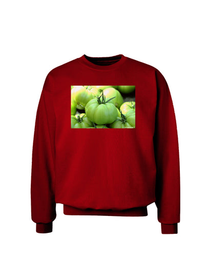 Buy Local - Green Tomatoes Adult Dark Sweatshirt-Sweatshirts-TooLoud-Deep-Red-Small-Davson Sales