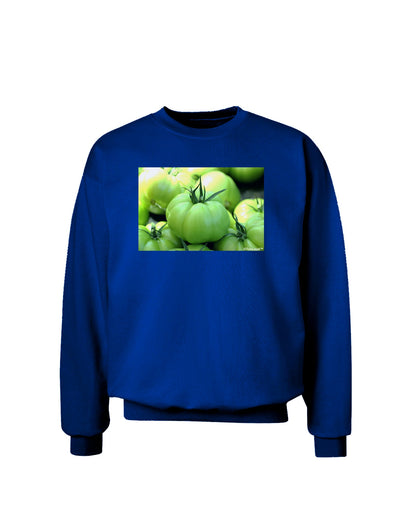 Buy Local - Green Tomatoes Adult Dark Sweatshirt-Sweatshirts-TooLoud-Deep-Royal-Blue-Small-Davson Sales