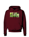 Buy Local - Green Tomatoes Text Dark Hoodie Sweatshirt-Hoodie-TooLoud-Maroon-Small-Davson Sales