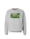 Buy Local - Green Tomatoes Text Sweatshirt-Sweatshirts-TooLoud-AshGray-Small-Davson Sales