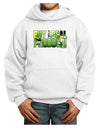 Buy Local - Green Tomatoes Text Youth Hoodie Pullover Sweatshirt-Youth Hoodie-TooLoud-White-XS-Davson Sales