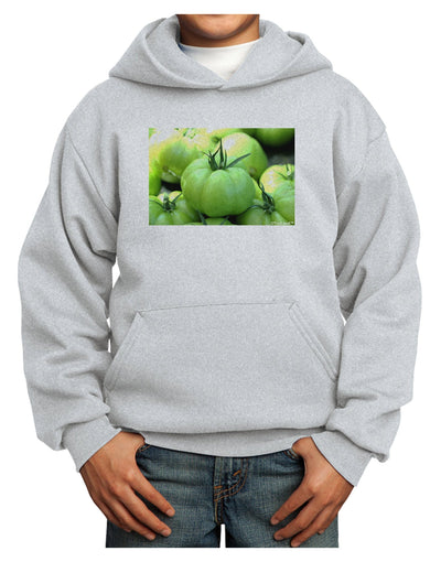 Buy Local - Green Tomatoes Youth Hoodie Pullover Sweatshirt-Youth Hoodie-TooLoud-Ash-XS-Davson Sales