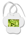 Buy Local - Jalapenos Paw Print Shaped Ornament-Ornament-TooLoud-White-Davson Sales