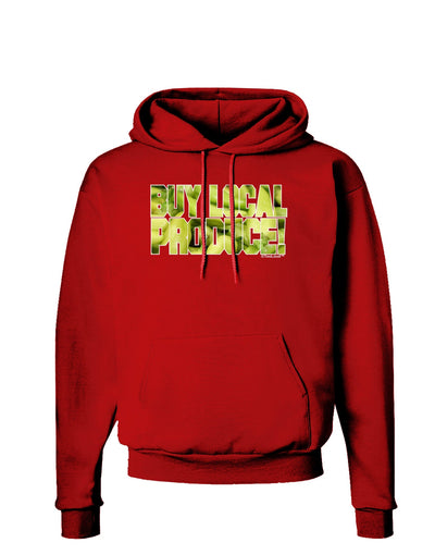 Buy Local - Jalapenos Text Dark Hoodie Sweatshirt-Hoodie-TooLoud-Red-Small-Davson Sales