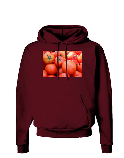 Buy Local Produce Tomatoes Dark Hoodie Sweatshirt-Hoodie-TooLoud-Maroon-Small-Davson Sales