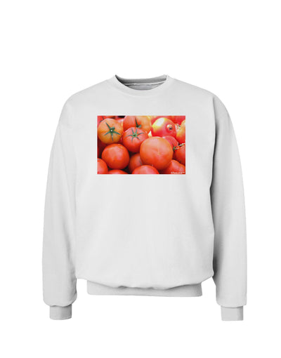 Buy Local Produce Tomatoes Sweatshirt-Sweatshirts-TooLoud-White-Small-Davson Sales