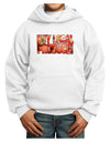 Buy Local Produce Tomatoes Text Youth Hoodie Pullover Sweatshirt-Youth Hoodie-TooLoud-White-XS-Davson Sales