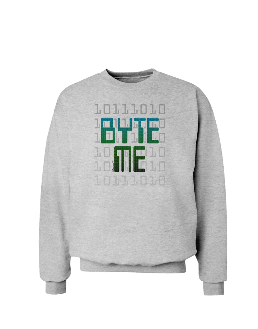 Byte Me Sweatshirt-Sweatshirts-TooLoud-White-Small-Davson Sales