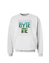 Byte Me Sweatshirt-Sweatshirts-TooLoud-White-Small-Davson Sales