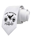 Cabin 13 HadesHalf Blood Printed White Necktie