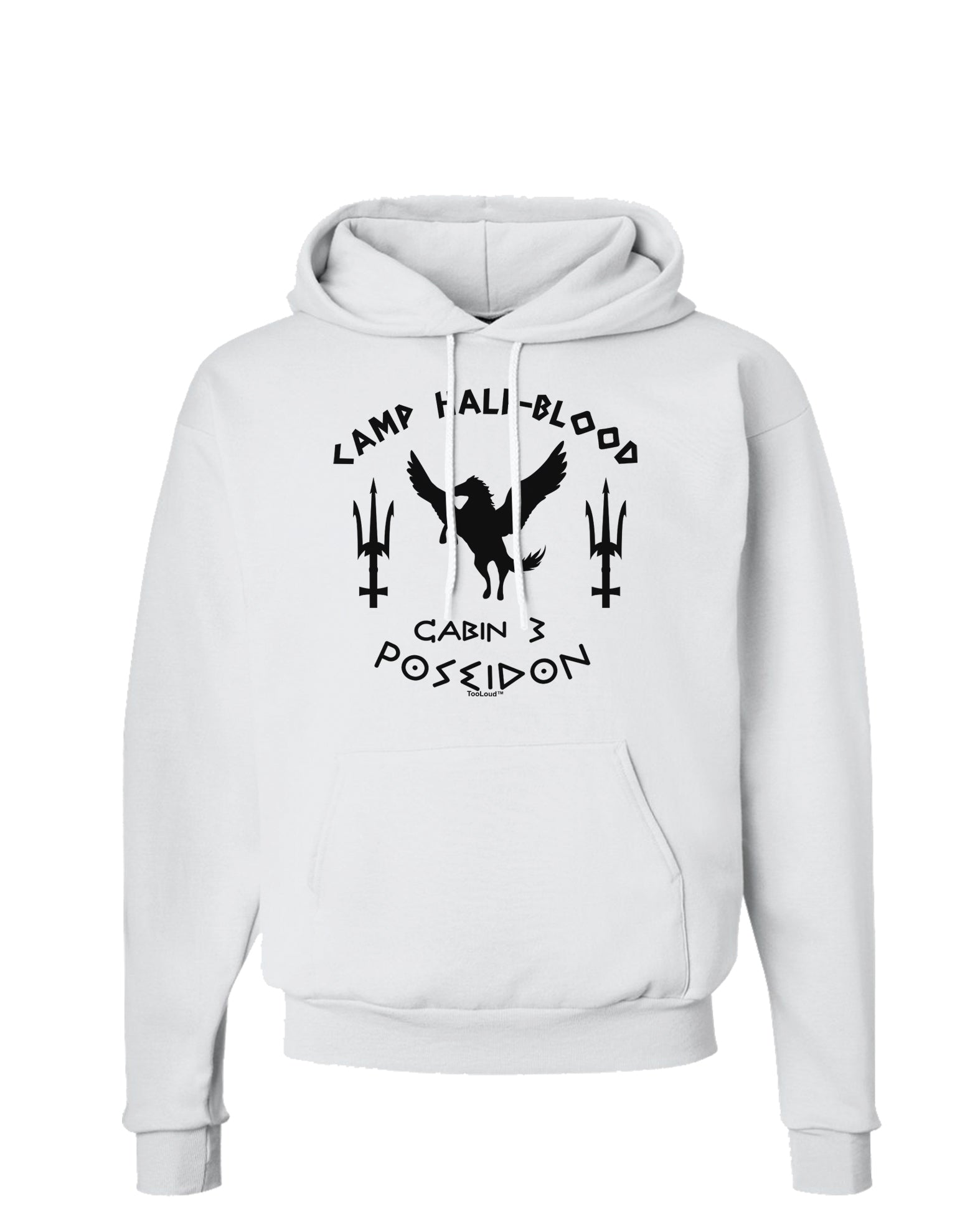 Cabin 3 Poseidon Camp Half Blood Hoodie Sweatshirt-Hoodie-TooLoud-White-Small-Davson Sales