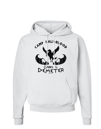 Cabin 4 Demeter Camp Half Blood Hoodie Sweatshirt-Hoodie-TooLoud-White-Small-Davson Sales