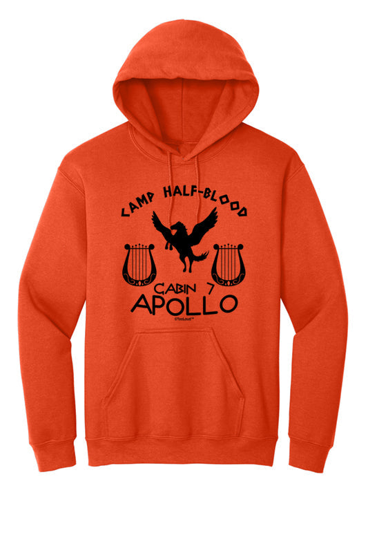 Cabin 7 Apollo Camp Half Blood Hoodie Sweatshirt-Hoodie-TooLoud-Orange-Small-Davson Sales
