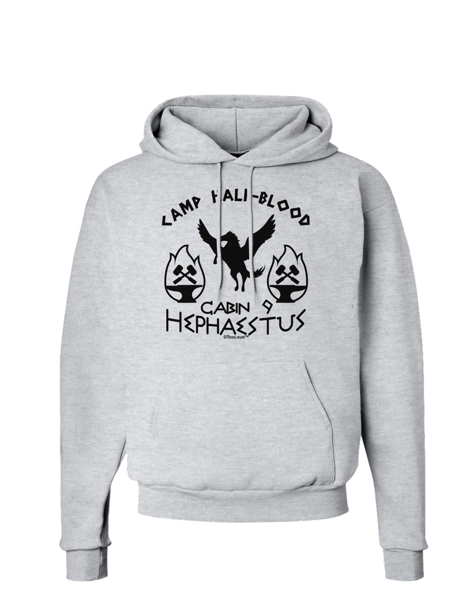 Cabin 9 Hephaestus Half Blood Hoodie Sweatshirt-Hoodie-TooLoud-White-Small-Davson Sales