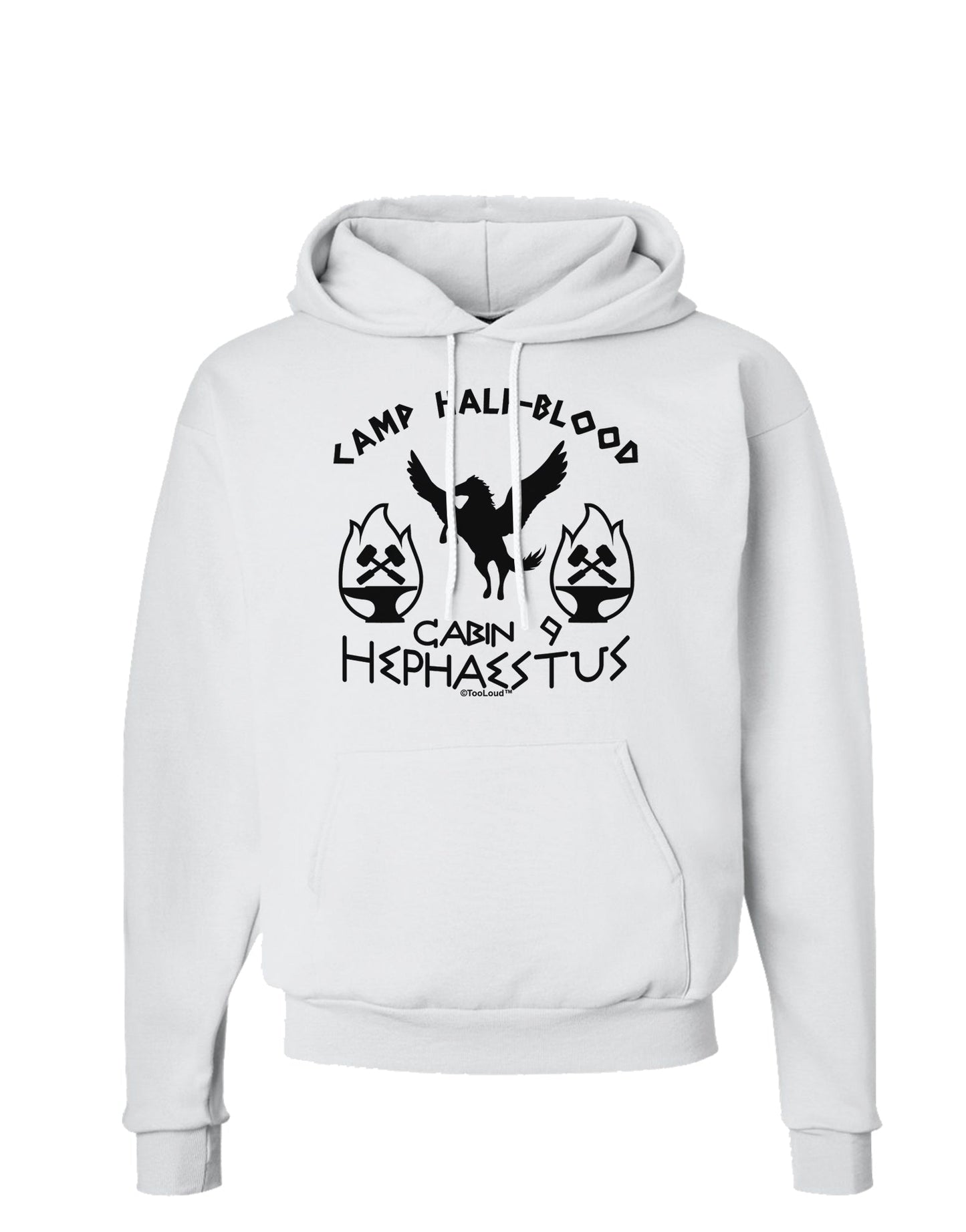 Cabin 9 Hephaestus Half Blood Hoodie Sweatshirt-Hoodie-TooLoud-White-Small-Davson Sales