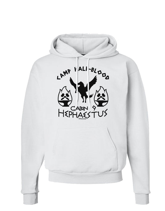 Cabin 9 Hephaestus Half Blood Hoodie Sweatshirt-Hoodie-TooLoud-White-Small-Davson Sales