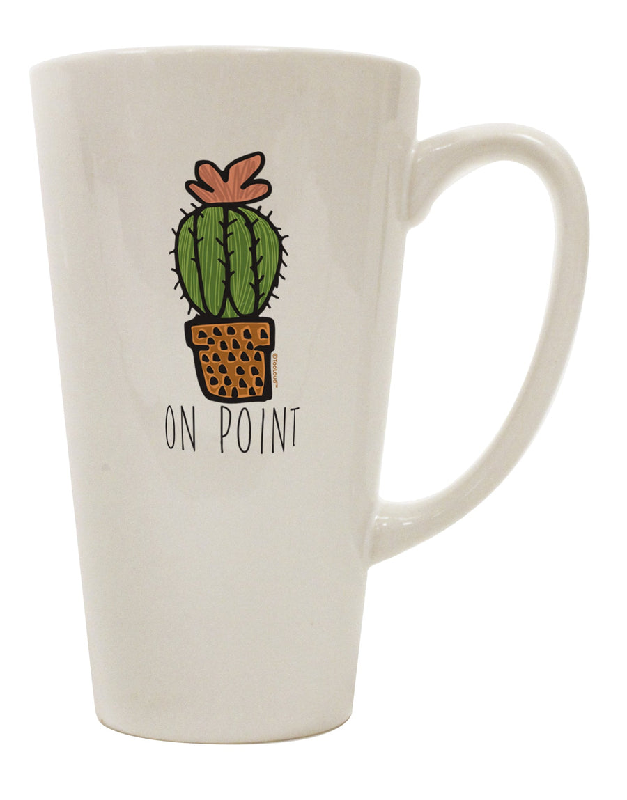 Cactus Conical Latte Coffee Mug - Expertly Crafted for the Perfect Sip TooLoud-Conical Latte Mug-TooLoud-Davson Sales