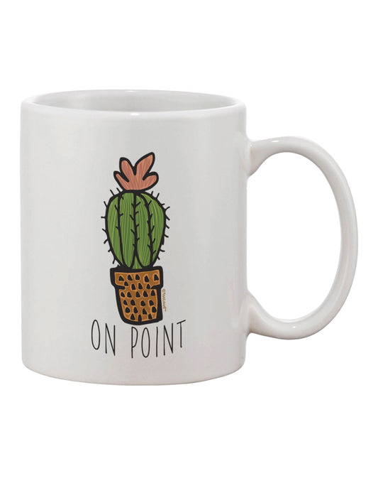 Cactus Printed 11 oz Coffee Mug - Expertly Crafted for the Discerning Drinkware Enthusiast-11 OZ Coffee Mug-TooLoud-Davson Sales