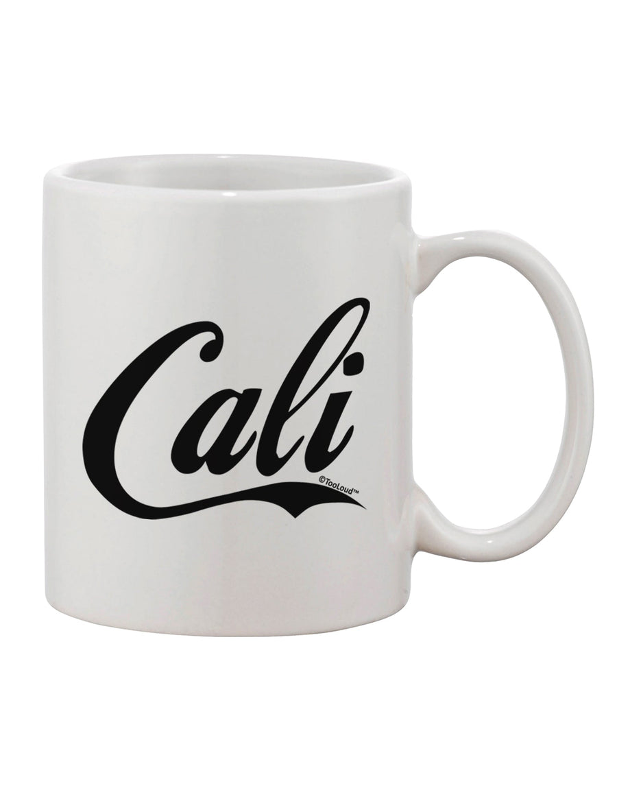 Cali Printed 11 oz Coffee Mug - A Captivating California Republic Design by TooLoud-11 OZ Coffee Mug-TooLoud-White-Davson Sales