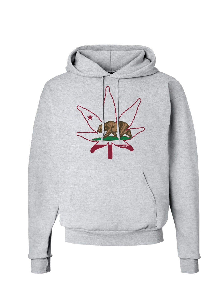 California Bear Leaf Design Hoodie Sweatshirt by TooLoud-Hoodie-TooLoud-White-Small-Davson Sales