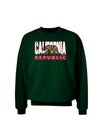 California Design #1 Adult Dark Sweatshirt by TooLoud-Sweatshirts-TooLoud-Deep-Forest-Green-Small-Davson Sales