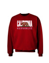 California Design #1 Adult Dark Sweatshirt by TooLoud-Sweatshirts-TooLoud-Deep-Red-Small-Davson Sales