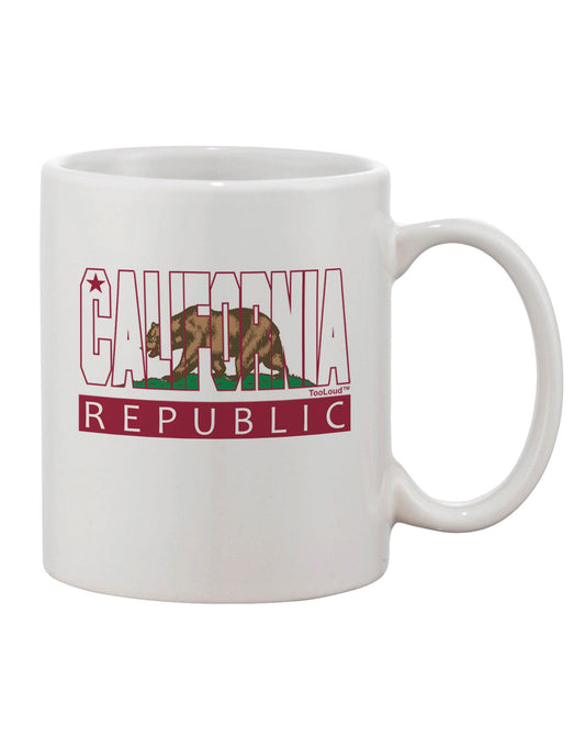 California Design #1 - Exquisite 11 oz Coffee Mug Crafted by a Drinkware Expert - TooLoud-11 OZ Coffee Mug-TooLoud-White-Davson Sales