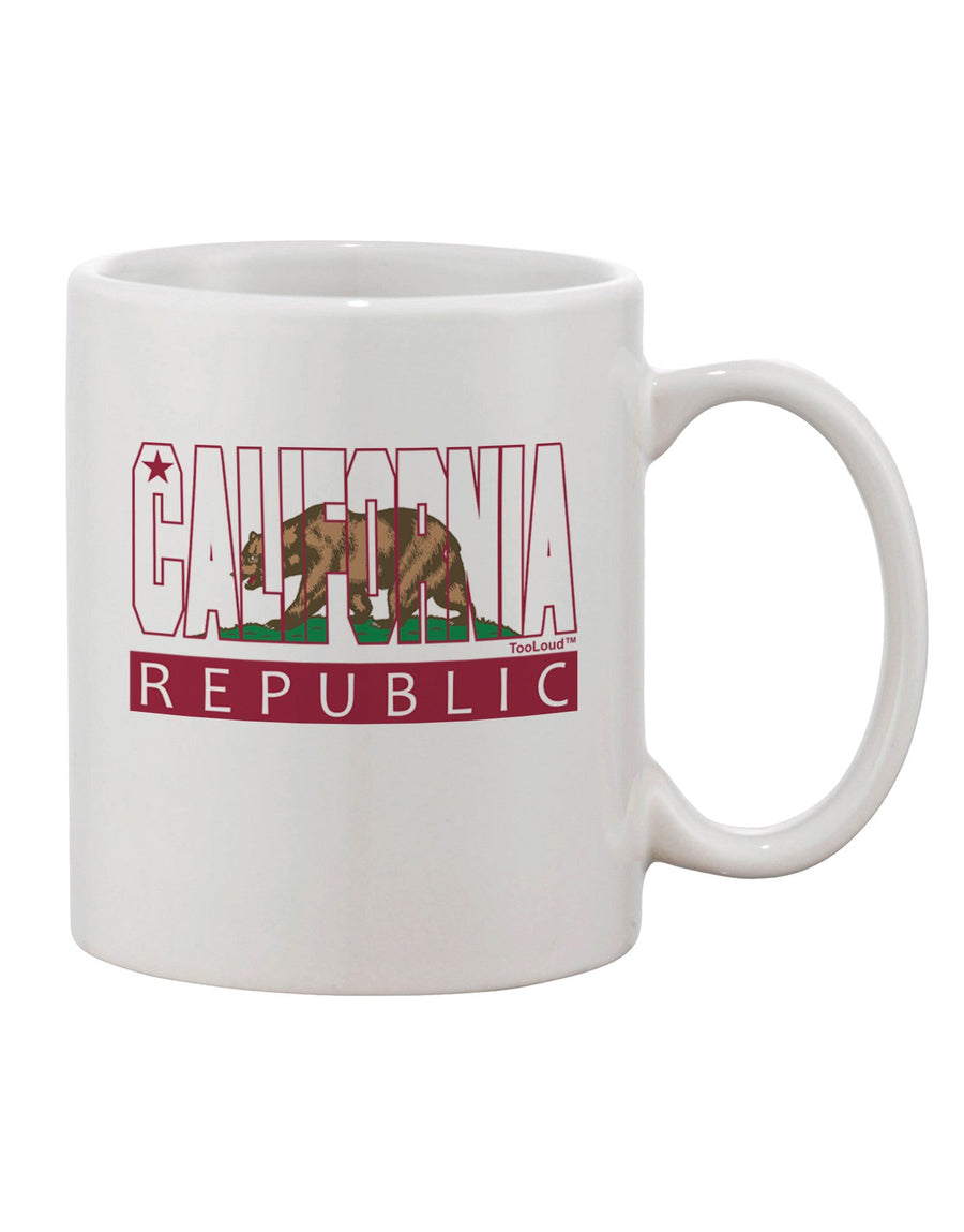 California Design #1 - Exquisite 11 oz Coffee Mug Crafted by a Drinkware Expert - TooLoud-11 OZ Coffee Mug-TooLoud-White-Davson Sales