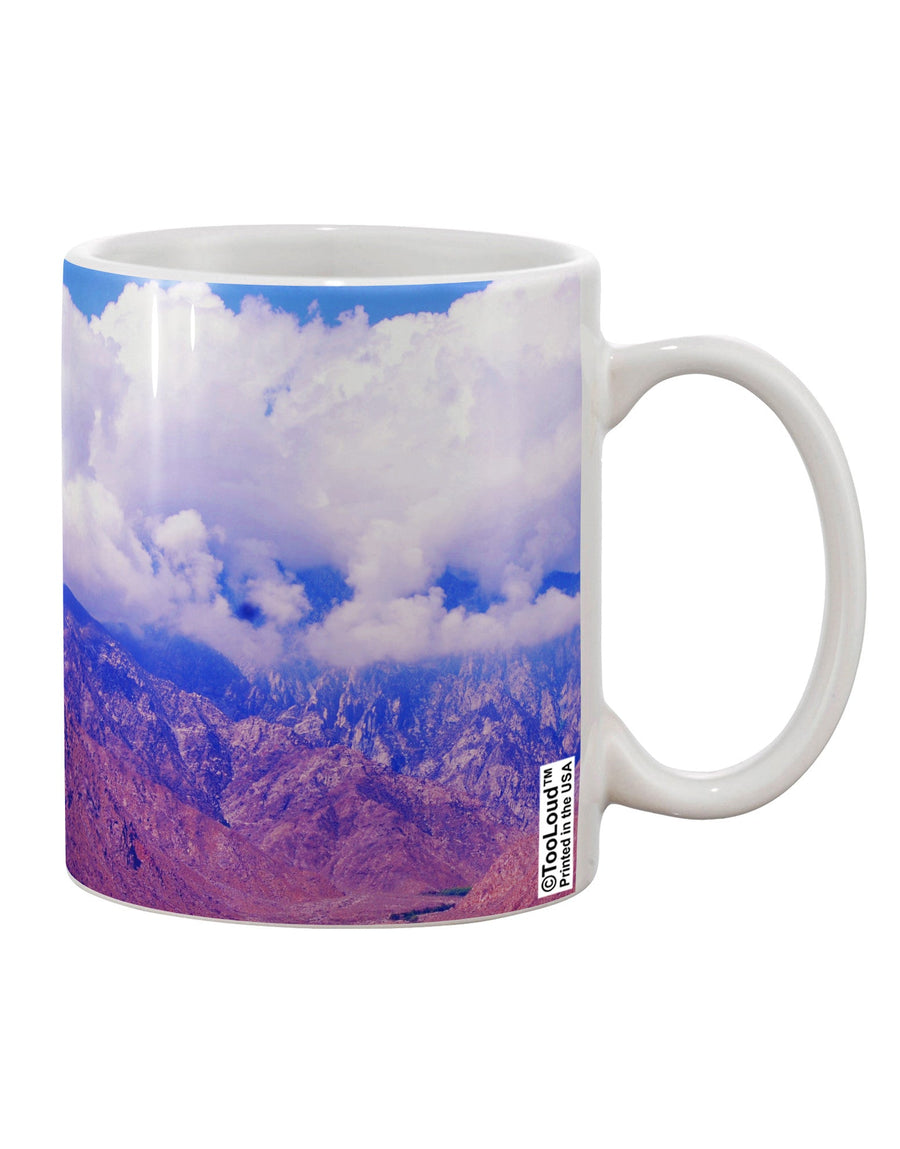 California Mountainscape Printed 11 oz Coffee Mug - The Perfect Drinkware for Nature Enthusiasts TooLoud-11 OZ Coffee Mug-TooLoud-White-Davson Sales