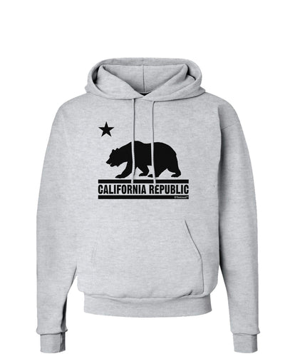 California Republic Design - Cali Bear Hoodie Sweatshirt by TooLoud-Hoodie-TooLoud-AshGray-Small-Davson Sales