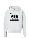 California Republic Design - Cali Bear Hoodie Sweatshirt by TooLoud-Hoodie-TooLoud-White-Small-Davson Sales