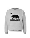 California Republic Design - Cali Bear Sweatshirt by TooLoud-Sweatshirts-TooLoud-AshGray-Small-Davson Sales