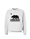 California Republic Design - Cali Bear Sweatshirt by TooLoud-Sweatshirts-TooLoud-White-Small-Davson Sales