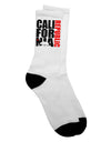 California Republic Design: California Red Star and Bear Adult Crew Socks - Exclusively by TooLoud-Socks-TooLoud-White-Ladies-4-6-Davson Sales