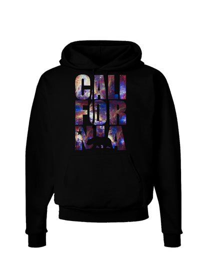 California Republic Design - Space Nebula Print Dark Hoodie Sweatshirt by TooLoud-Hoodie-TooLoud-Black-Small-Davson Sales