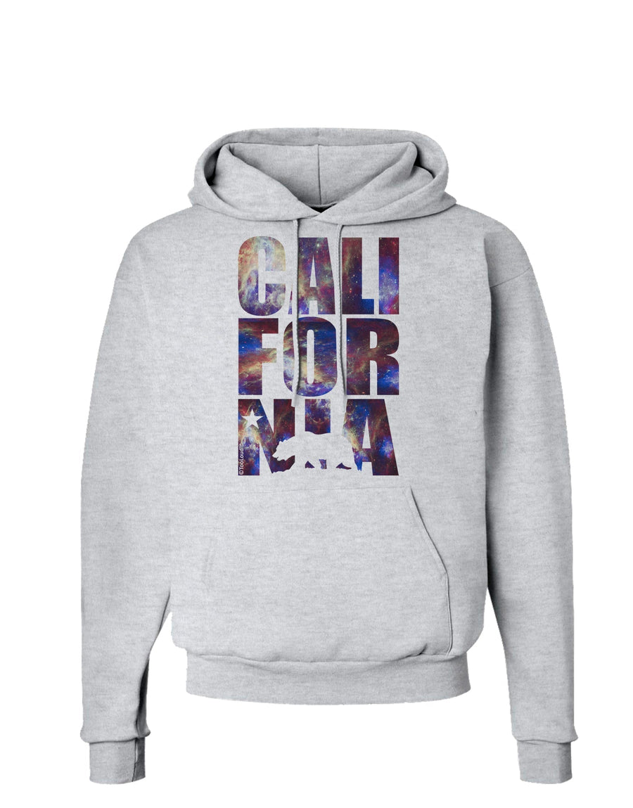 California Republic Design - Space Nebula Print Hoodie Sweatshirt by TooLoud-Hoodie-TooLoud-White-Small-Davson Sales