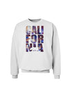 California Republic Design - Space Nebula Print Sweatshirt by TooLoud-Sweatshirts-TooLoud-White-Small-Davson Sales